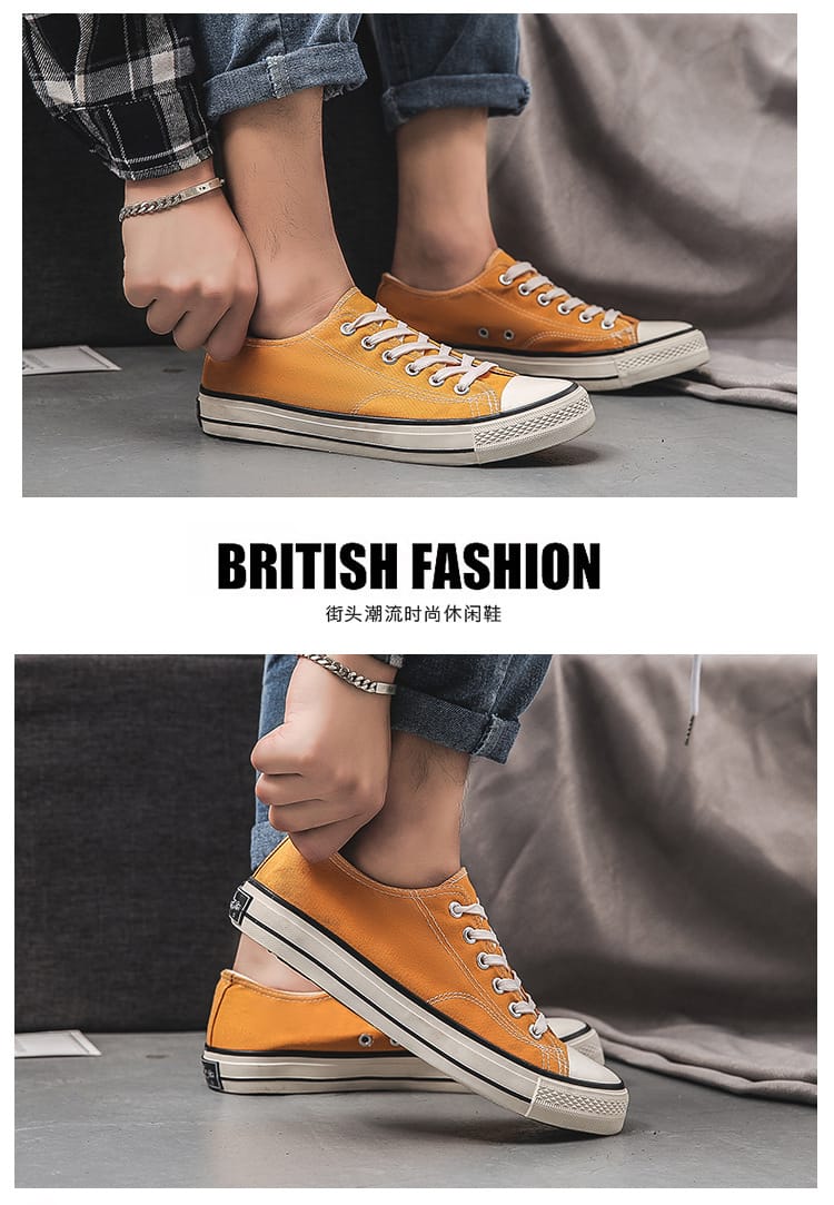 Retro 70s Canvas Sneakers | Low Top & High Top Unisex Casual Shoes – 16 Colors Retro 70s Canvas Sneakers – Low Top & High Top Unisex Casual Shoes | 16 Colors