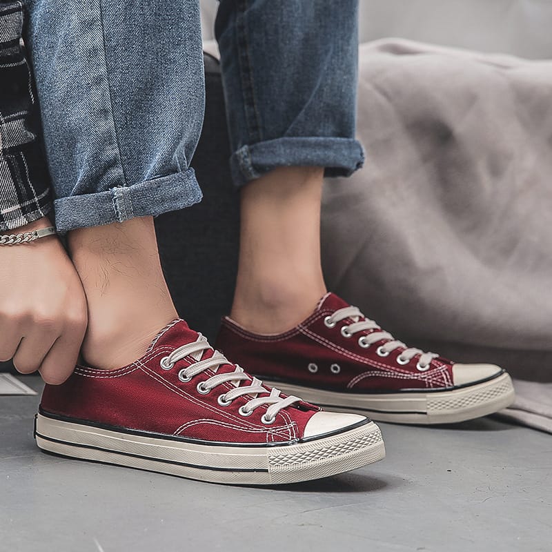 Retro 70s Canvas Sneakers | Low Top & High Top Unisex Casual Shoes – 16 Colors Retro 70s Canvas Sneakers – Low Top & High Top Unisex Casual Shoes | 16 Colors