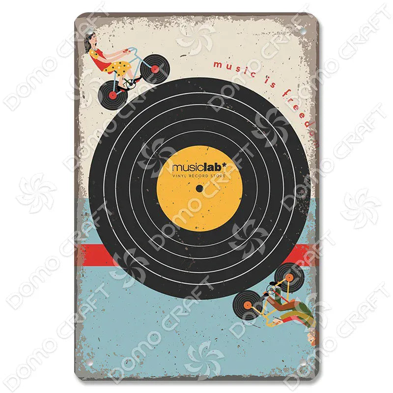 Retro Music Poster Metal Tin Signs Vinyl Record Phonograph Metal Plaque Vintage Wall Decor for Cafe Bar Pub Living Room Home Retro Music Poster Metal Tin Signs Vinyl Record Phonograph Metal Plaque Vintage Wall Decor for Cafe Bar Pub Living Room Home