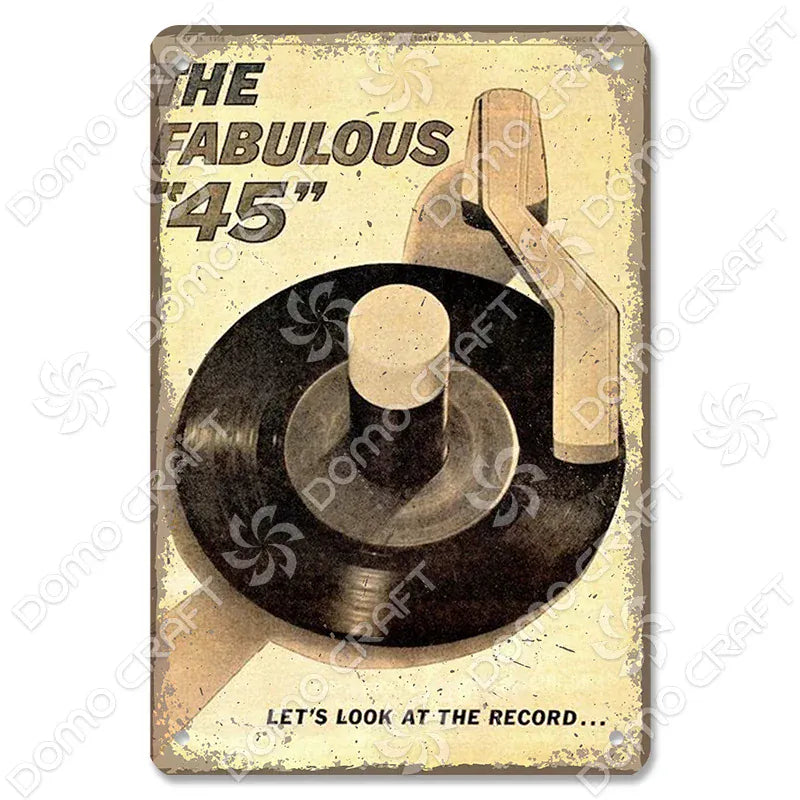 Retro Music Poster Metal Tin Signs Vinyl Record Phonograph Metal Plaque Vintage Wall Decor for Cafe Bar Pub Living Room Home Retro Music Poster Metal Tin Signs Vinyl Record Phonograph Metal Plaque Vintage Wall Decor for Cafe Bar Pub Living Room Home