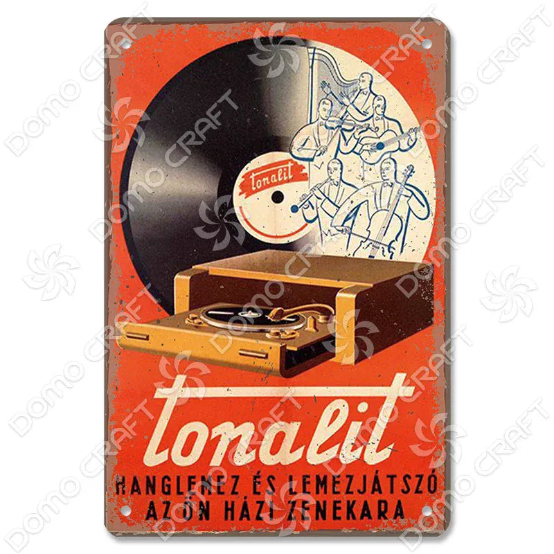 Retro Music Poster Metal Tin Signs Vinyl Record Phonograph Metal Plaque Vintage Wall Decor for Cafe Bar Pub Living Room Home Retro Music Poster Metal Tin Signs Vinyl Record Phonograph Metal Plaque Vintage Wall Decor for Cafe Bar Pub Living Room Home