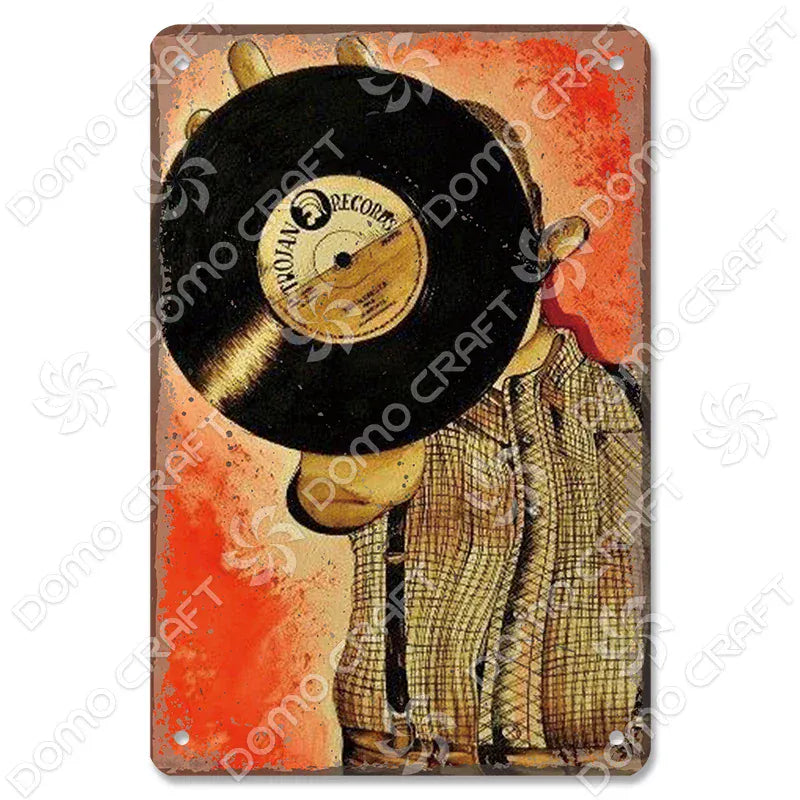 Retro Music Poster Metal Tin Signs Vinyl Record Phonograph Metal Plaque Vintage Wall Decor for Cafe Bar Pub Living Room Home Retro Music Poster Metal Tin Signs Vinyl Record Phonograph Metal Plaque Vintage Wall Decor for Cafe Bar Pub Living Room Home