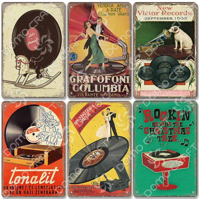 Retro Music Poster Metal Tin Signs Vinyl Record Phonograph Metal Plaque Vintage Wall Decor for Cafe Bar Pub Living Room Home Retro Music Poster Metal Tin Signs Vinyl Record Phonograph Metal Plaque Vintage Wall Decor for Cafe Bar Pub Living Room Home