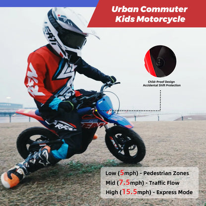 RFN Warrior Kids Electric Dirt Bike | Off-Road Motorcycle Ages 3–8 — Wahooly RFN Warrior Kids Electric Dirt Bike | Off-Road Electric Motorcycle for Ages 3–8 | Multiple Models & Colors