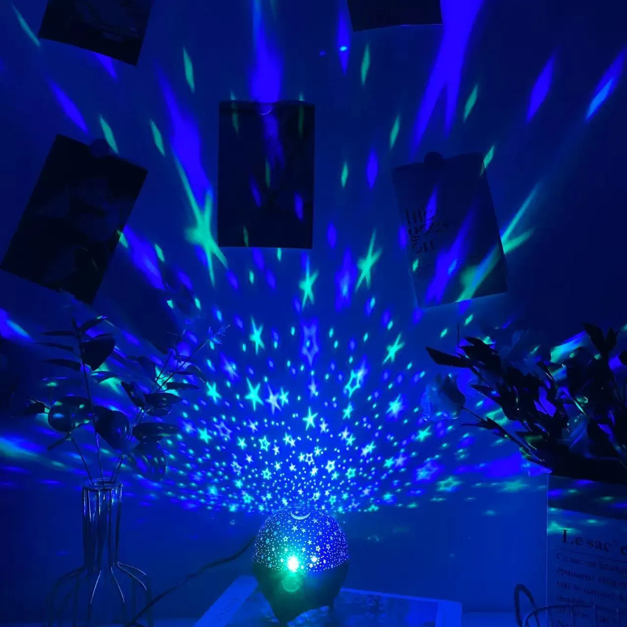 RGB Night Lights LED Projector Light Starry Moon Galaxy Projection Lamp RGB Night Lights LED Projector Light Starry Moon Galaxy Projection Lamp
