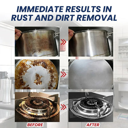 Rust Remover For Kitchen Home Stainless Steel Scratch Remover For Oven Sink Fridge Cookware Cleans Grease Scuffs Restores Shine Rust Remover For Kitchen Home Stainless Steel Scratch Remover For Oven Sink Fridge Cookware Cleans Grease Scuffs Restores Shine