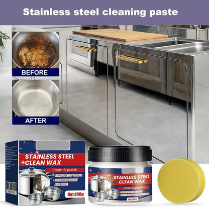 Rust Remover For Kitchen Home Stainless Steel Scratch Remover For Oven Sink Fridge Cookware Cleans Grease Scuffs Restores Shine Rust Remover For Kitchen Home Stainless Steel Scratch Remover For Oven Sink Fridge Cookware Cleans Grease Scuffs Restores Shine