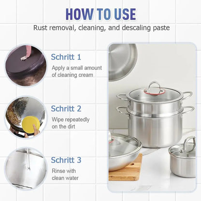 Rust Remover For Kitchen Home Stainless Steel Scratch Remover For Oven Sink Fridge Cookware Cleans Grease Scuffs Restores Shine Rust Remover For Kitchen Home Stainless Steel Scratch Remover For Oven Sink Fridge Cookware Cleans Grease Scuffs Restores Shine