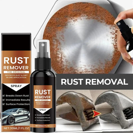 Rust Remover Spray Automotive Rust Remover Effective Concentrated 1 Fl.oz Fast-Acting Long-Lasting Cleaner for Household Rust Remover Spray Automotive Rust Remover Effective Concentrated 1 Fl.oz Fast-Acting Long-Lasting Cleaner for Household