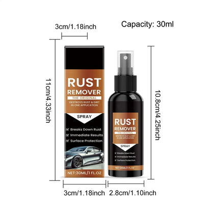 Rust Remover Spray Automotive Rust Remover Effective Concentrated 1 Fl.oz Fast-Acting Long-Lasting Cleaner for Household Rust Remover Spray Automotive Rust Remover Effective Concentrated 1 Fl.oz Fast-Acting Long-Lasting Cleaner for Household