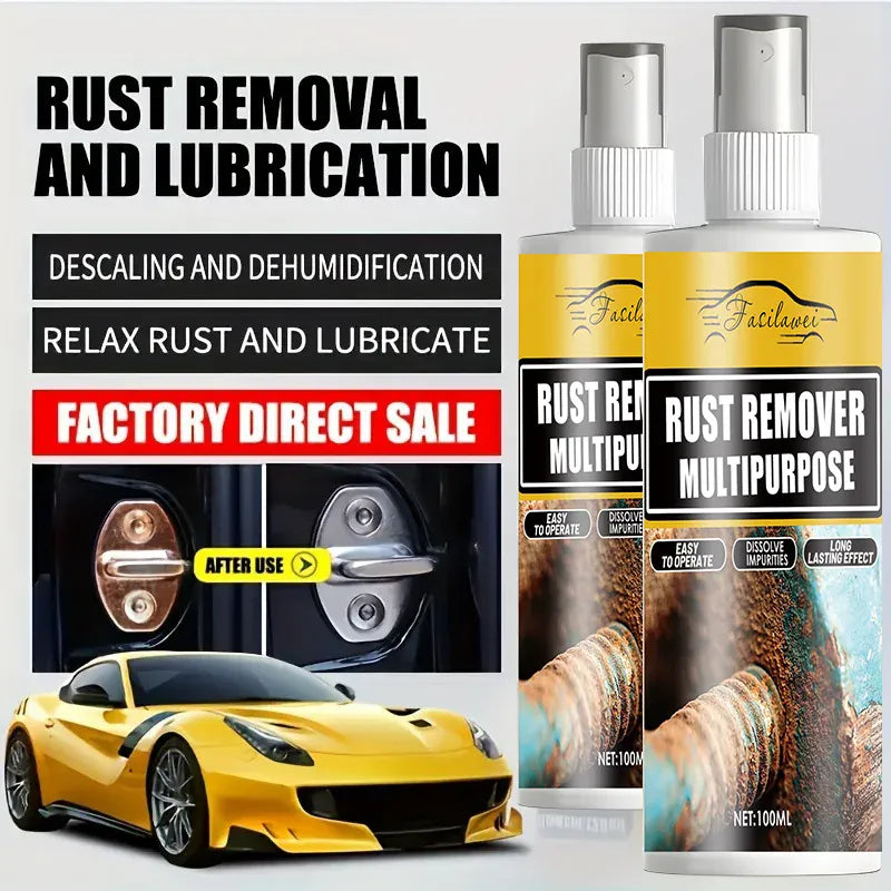 Rust Remover Spray - Effective Metal Surface Protector for Cars, Bicycles & Home Decor - No Electricity Needed, Easy to Use, Dur Rust Remover Spray - Effective Metal Surface Protector for Cars, Bicycles & Home Decor - No Electricity Needed, Easy to Use, Dur