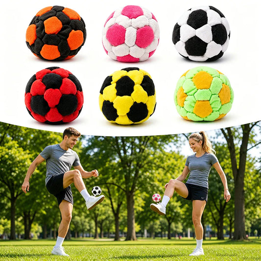 Ruziyoog 6/12/24PCS Hacky Sack Toy ball sandbag, HandmadeCrochet Footbag Juggling Balls for AdultsBeginners Qutdoor Party Ruziyoog 6/12/24PCS Hacky Sack Toy ball sandbag, HandmadeCrochet Footbag Juggling Balls for AdultsBeginners Qutdoor Party
