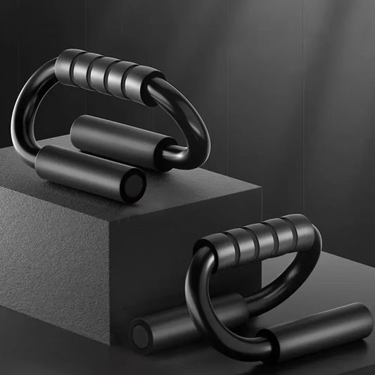 S-type push up support anti-skid foam handle thickened steel pipe household fitness equipment pectoral muscle training equipment S-type push up support anti-skid foam handle thickened steel pipe household fitness equipment pectoral muscle training equipment