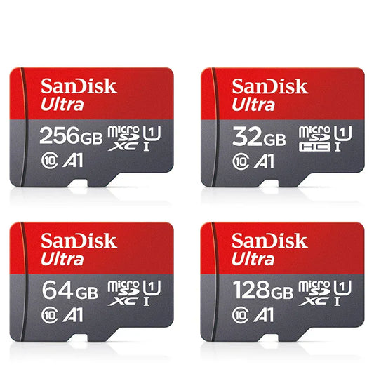 Sandisk Micro SD Card Ultra 32G 64G 256G Memory Card 1TB C 10 512G Original 128G Trans Flash Card for Smartphone Desktop Nintend Sandisk Micro SD Card Ultra 32G 64G 256G Memory Card 1TB C 10 512G Original 128G Trans Flash Card for Smartphone Desktop Nintend