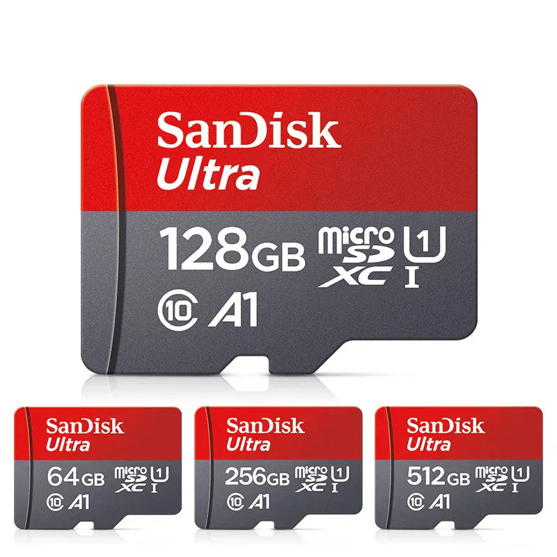 Sandisk Micro SD Card Ultra 32G 64G 256G Memory Card 1TB C 10 512G Original 128G Trans Flash Card for Smartphone Desktop Nintend Sandisk Micro SD Card Ultra 32G 64G 256G Memory Card 1TB C 10 512G Original 128G Trans Flash Card for Smartphone Desktop Nintend