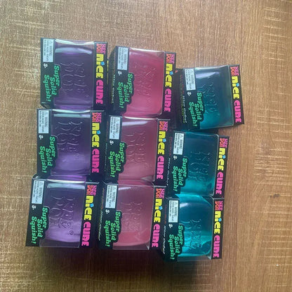 Small Needoh Sensory Cube - Compact Stress Relief Toy for Kids & Adults Schylling Needoh Nice Cube Sensory Toys Stress Relieving Blocks Pinching Relieving Puzzle Solving Venting Children Souvenir