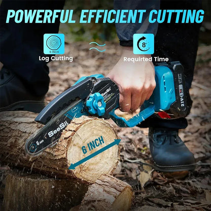 Seesii 6'' Brushless Electric Chainsaw 2 IN 1 Seesii 6'' Brushless Electric Chainsaw 2 IN 1
