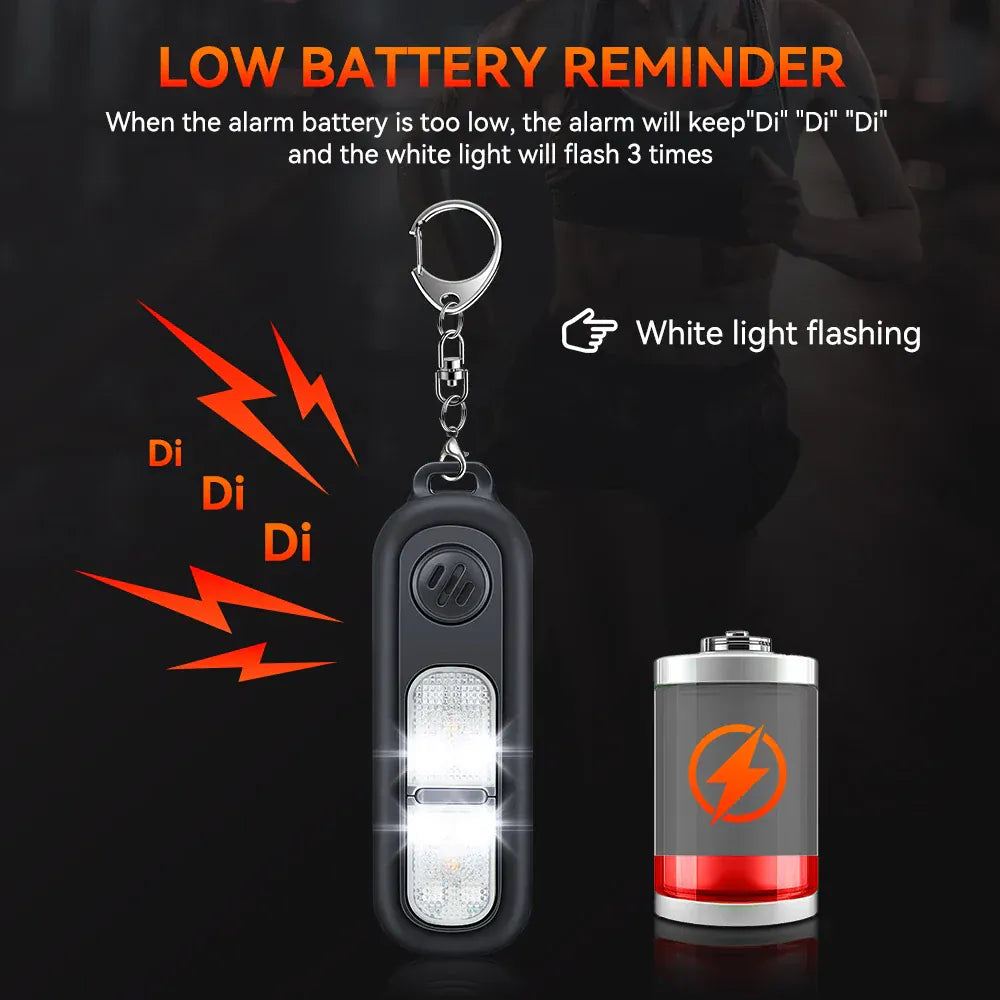 Self Defense Anti-attack Alarm Personal Defense Siren 130dB Self Defense Anti-attack Alarm Personal Defense Siren 130dB