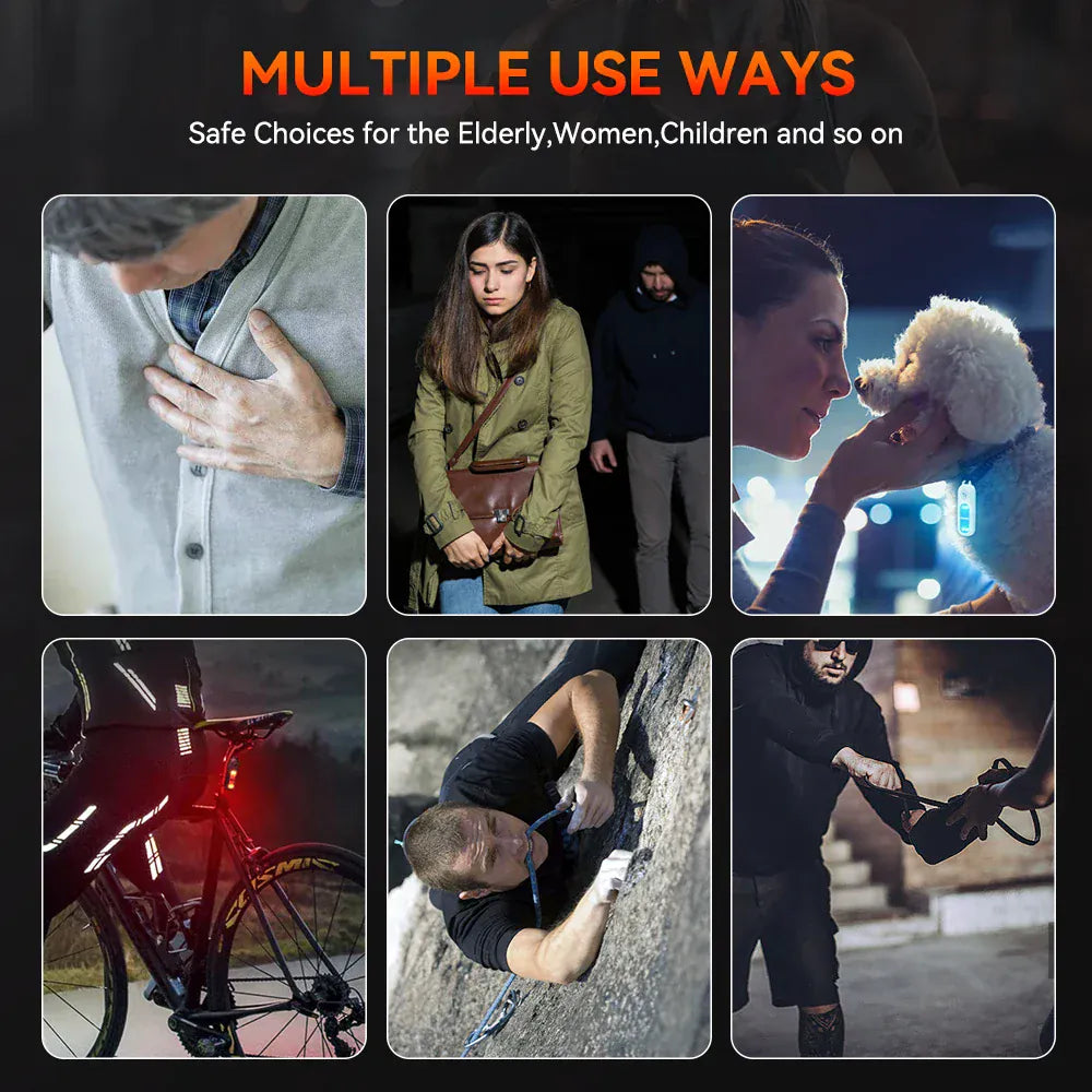 Self Defense Anti-attack Alarm Personal Defense Siren 130dB Self Defense Anti-attack Alarm Personal Defense Siren 130dB