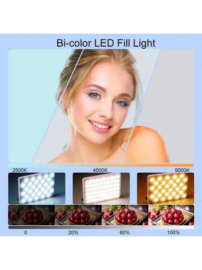 Selfie Light For Phone, Laptop, Tablets Camera Photography Video, With Front & Back Clip, Adjusted 3 LightModes For Phone, lPhon Selfie Light For Phone, Laptop, Tablets Camera Photography Video, With Front & Back Clip, Adjusted 3 LightModes For Phone, lPhon