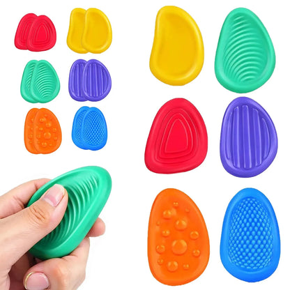 Sensory Worry Stones - 6 Pack Fidget Toys for Anxiety, Autism & ADHD Sensory Worry Stones - 6 Pack Fidget Toys for Anxiety, Autism & ADHD Relief