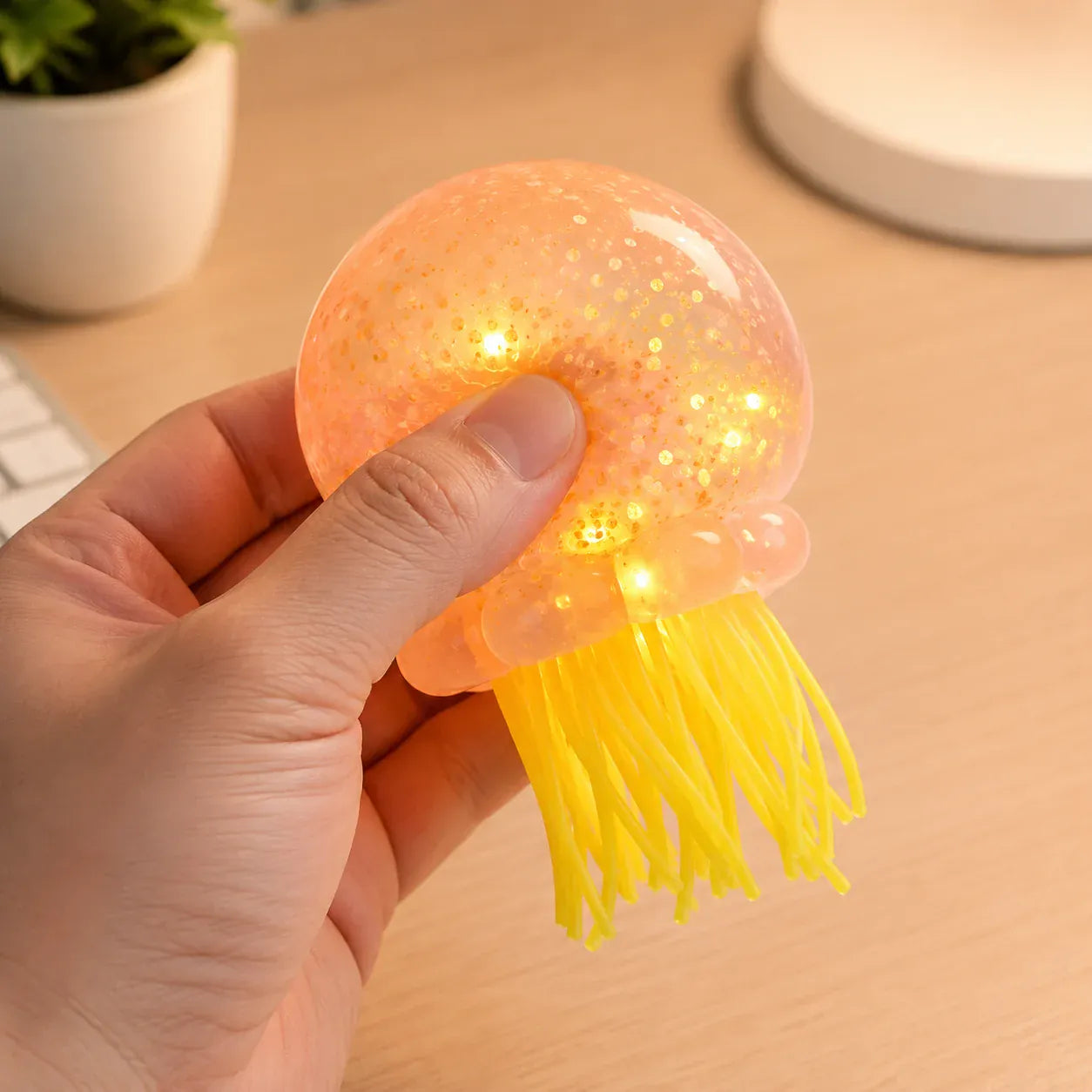 Sequin Jellyfish Plush Toy – Glittery Sensory Stuffed Animal for Kids Sequin Jellyfish Plush Toy – Glittery Sensory Stuffed Animal for Kids