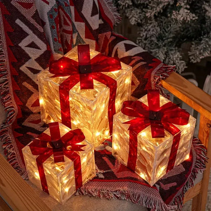 Set of Three Christmas Luminous And Exquisite Decorative Lights Set of Three Christmas Luminous And Exquisite Decorative Lights