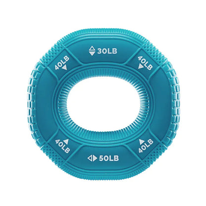 Silicone Adjustable 20-90LB Hand Grip Arm Strength Exercise Gripping Ring Fitness Gym Finger Forearm Trainer Carpal Expander Silicone Adjustable 20-90LB Hand Grip Arm Strength Exercise Gripping Ring Fitness Gym Finger Forearm Trainer Carpal Expander