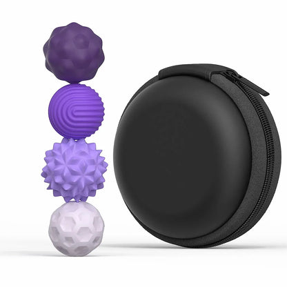 Silicone Magnetic Fidget Balls with Storage Box | 4 or 8 Piece Stress Relief Set Silicone Magnetic Fidget Balls with Storage Box | Stress & Anxiety Relief Set