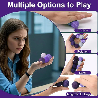 Silicone Magnetic Sensory Fidget Balls | Calming Travel Toy for Autism & ADHD Silicone Magnetic Sensory Fidget Balls | Calming Travel Toy for Autism & ADHD