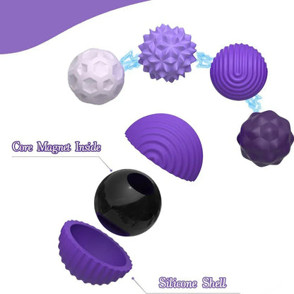 Silicone Magnetic Sensory Fidget Balls | Calming Travel Toy for Autism & ADHD Silicone Magnetic Sensory Fidget Balls | Calming Travel Toy for Autism & ADHD