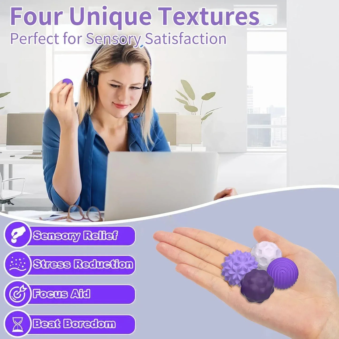 Silicone Magnetic Sensory Fidget Balls | Calming Travel Toy for Autism & ADHD Silicone Magnetic Sensory Fidget Balls | Calming Travel Toy for Autism & ADHD