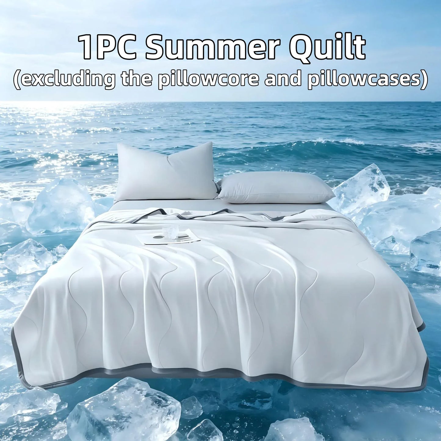 Silky Cooling Summer Quilt Lightweight Comforter 10 Colors | Wahooly Silky Cooling Summer Quilt – Lightweight Air Conditioner Comforter for Hot Sleepers