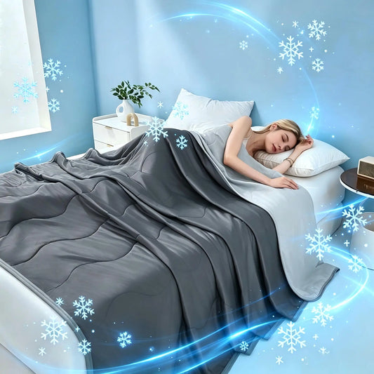 Silky Cooling Summer Quilt Lightweight Comforter 10 Colors | Wahooly Silky Cooling Summer Quilt – Lightweight Air Conditioner Comforter for Hot Sleepers