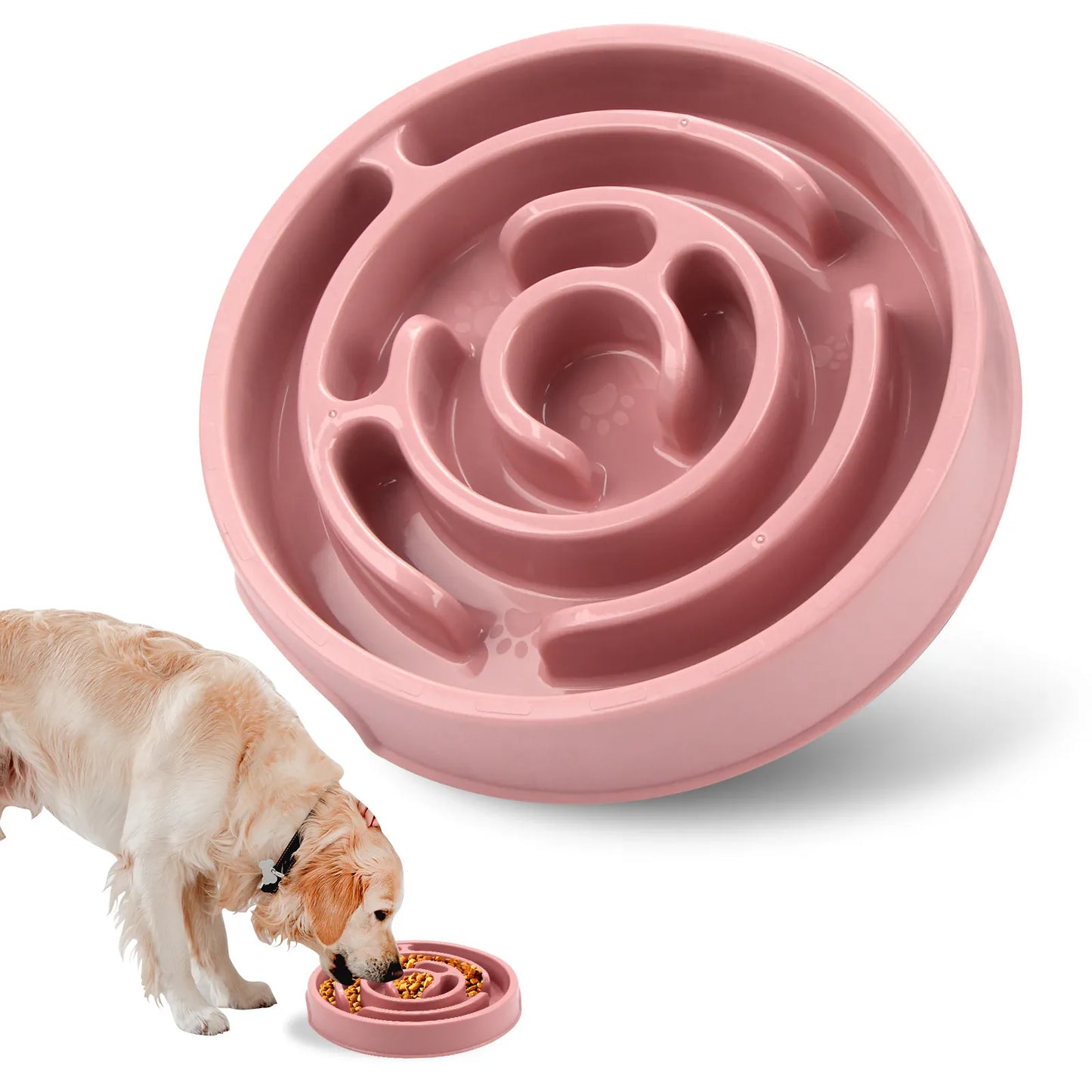 Slow Feeder Bowl for Dogs & Cats | Maze Design Anti-Gulping | Non-Slip | All Sizes Slow Feeder Bowl for Dogs & Cats — Maze Design, Non-Slip, Anti-Gulping | Fun Feeding for All Sizes