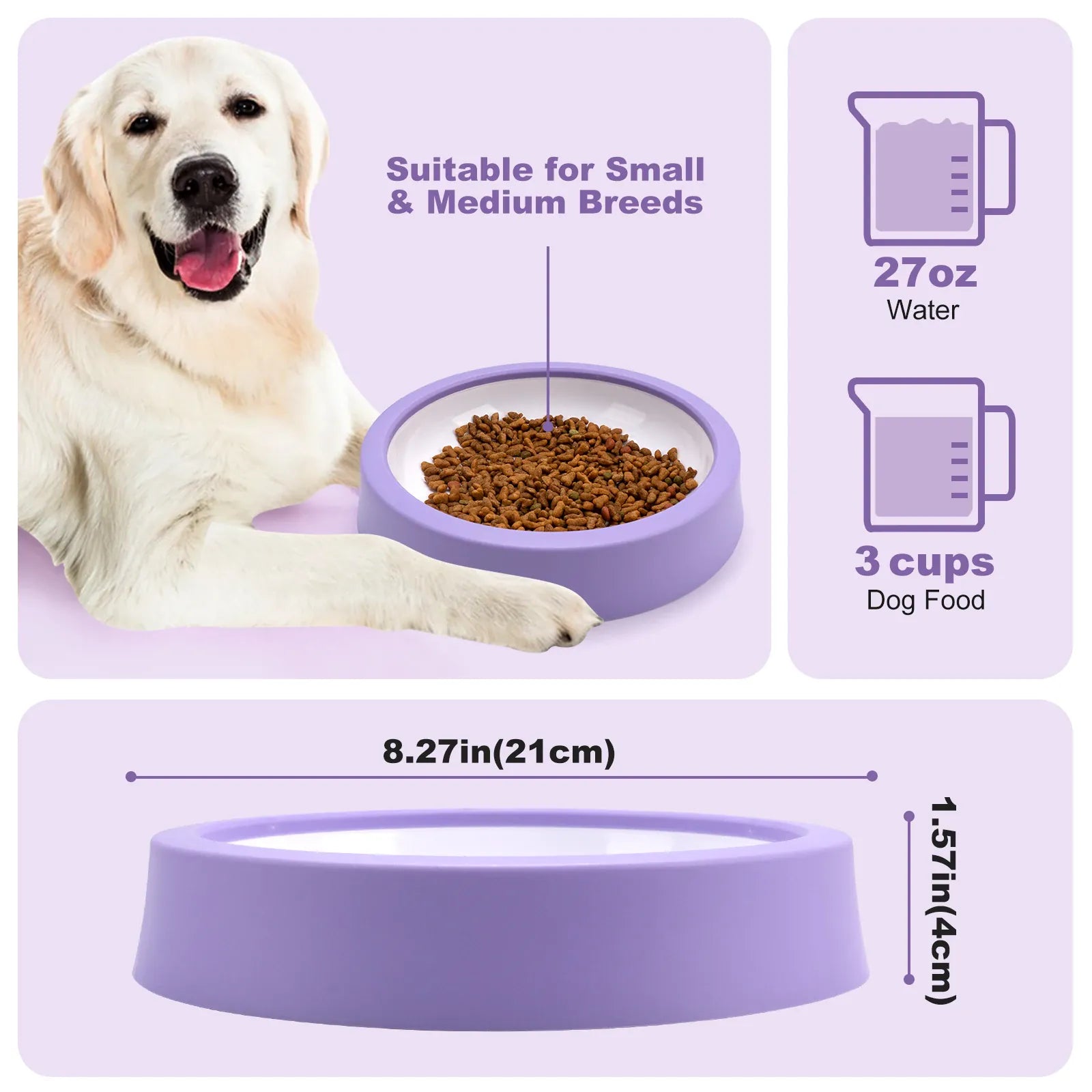 Slow Feeder Bowl for Dogs & Cats | Maze Design Anti-Gulping | Non-Slip | All Sizes Slow Feeder Bowl for Dogs & Cats — Maze Design, Non-Slip, Anti-Gulping | Fun Feeding for All Sizes