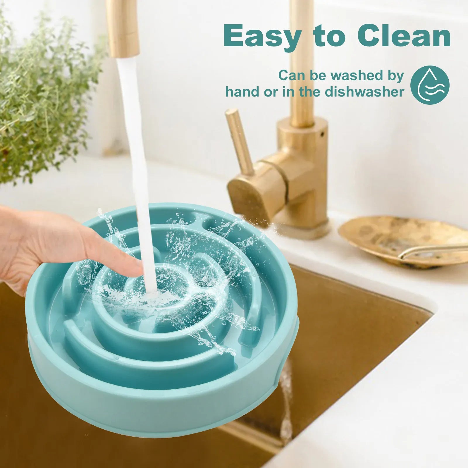 Slow Feeder Bowl for Dogs & Cats | Maze Design Anti-Gulping | Non-Slip | All Sizes Slow Feeder Bowl for Dogs & Cats — Maze Design, Non-Slip, Anti-Gulping | Fun Feeding for All Sizes