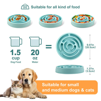 Slow Feeder Bowl for Dogs & Cats | Maze Design Anti-Gulping | Non-Slip | All Sizes Slow Feeder Bowl for Dogs & Cats — Maze Design, Non-Slip, Anti-Gulping | Fun Feeding for All Sizes