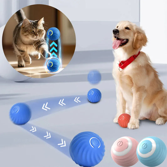 Smart Electronic Moving Ball – Auto Jump & Roll Dog & Cat Toy | Wahooly Smart Electronic Moving Ball – Automatic Jump & Roll Interactive Toy for Dogs & Cats