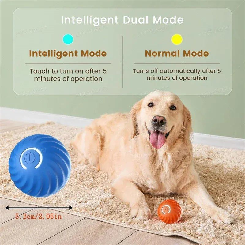 Smart Electronic Moving Ball – Auto Jump & Roll Dog & Cat Toy | Wahooly Smart Electronic Moving Ball – Automatic Jump & Roll Interactive Toy for Dogs & Cats