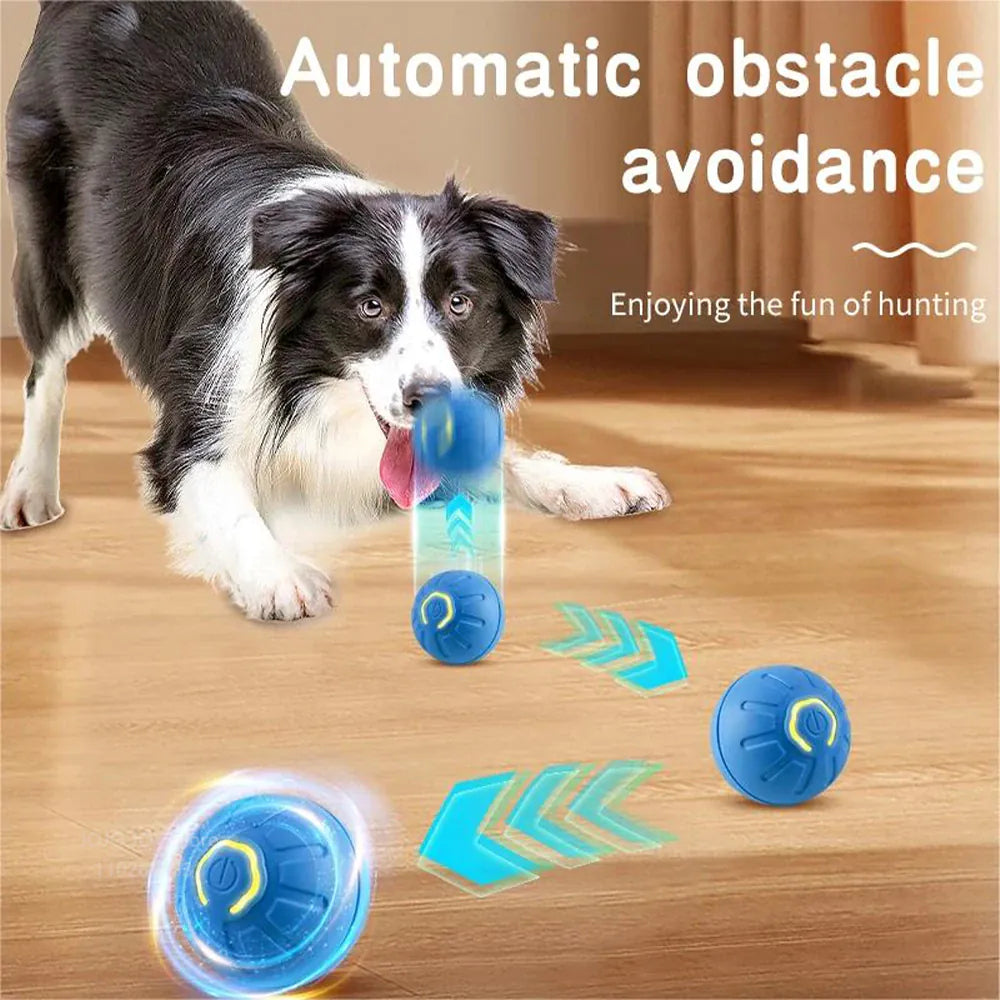 Smart Electronic Moving Ball – Auto Jump & Roll Dog & Cat Toy | Wahooly Smart Electronic Moving Ball – Automatic Jump & Roll Interactive Toy for Dogs & Cats