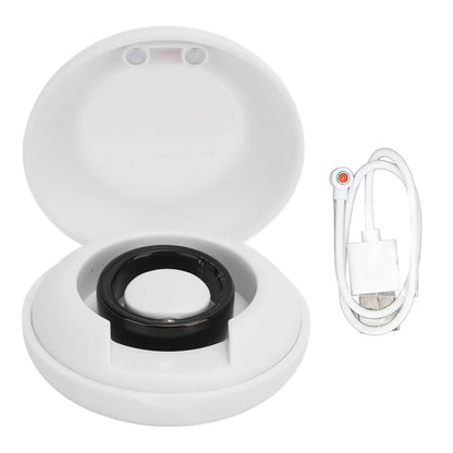 Ceramic Smart Health Ring - Heart Rate & Sleep Tracker | Wahooly Smart Health Ring Ceramic Material with Charging Case Sleep Heart Rate SpO2 Monitoring for Fitness Tracking App Compatible