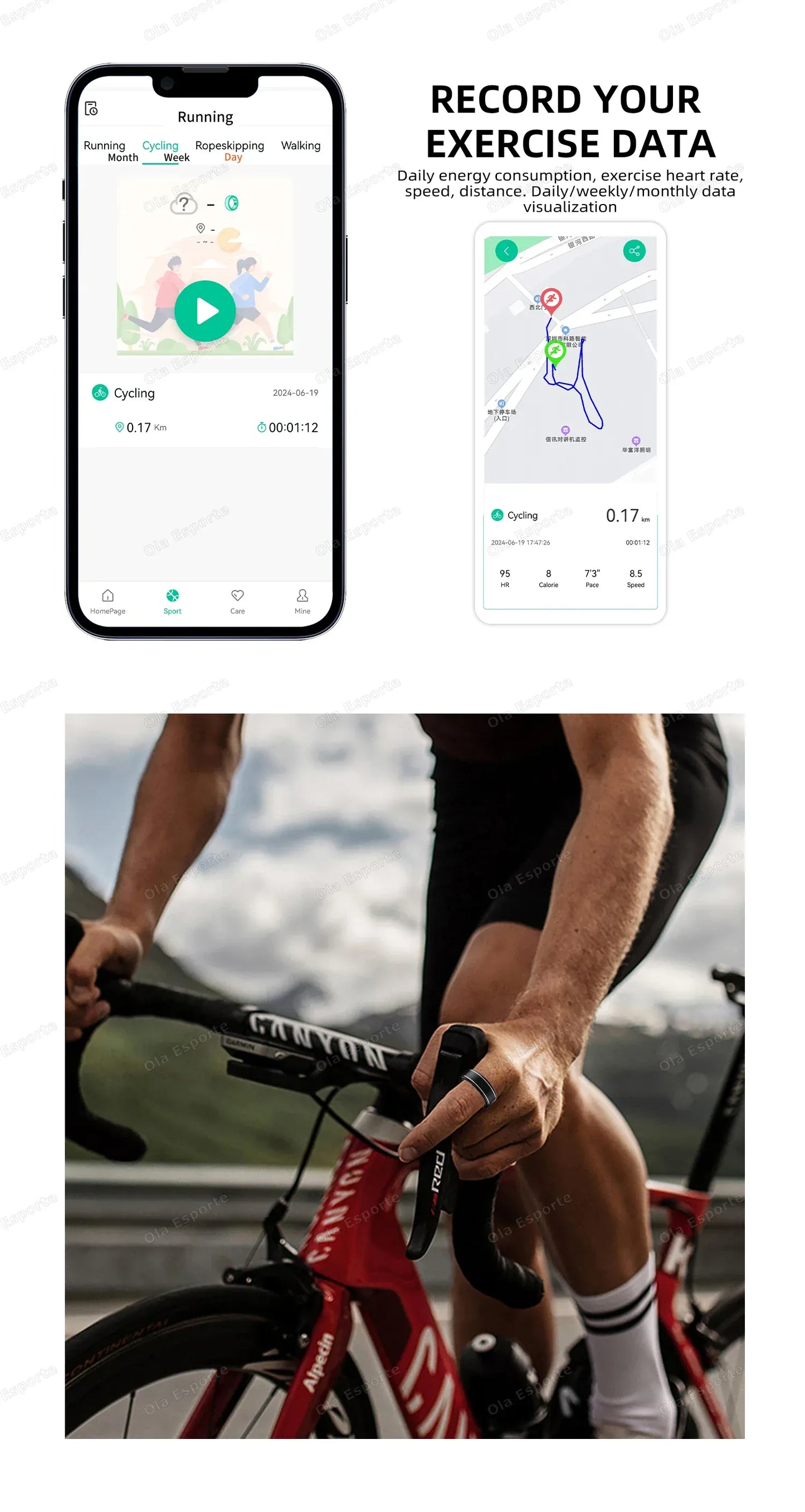 Smart Health Ring - Blood Pressure & Heart Rate Monitor | Wahooly Smart Health Rings Monitor Blood Pressure Heart Rate Blood Oxygen Sleep Ring Fitness Gift for Friend Family Colleagues Smartring
