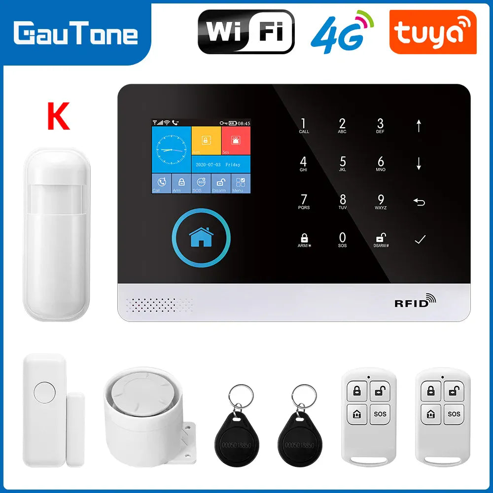 Smart Home Tuya GSM Alarm System 4G Wifi System Smart Home Tuya GSM Alarm System 4G Wifi System