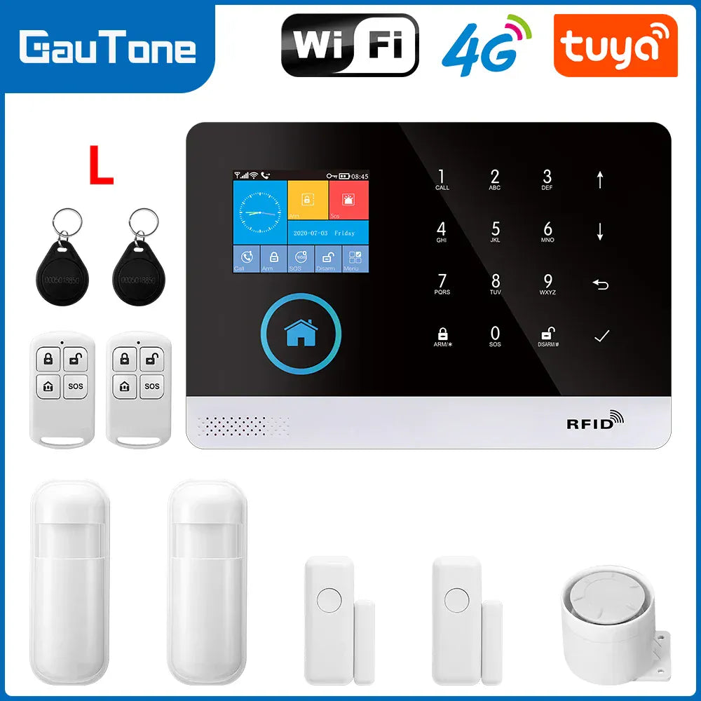 Smart Home Tuya GSM Alarm System 4G Wifi System Smart Home Tuya GSM Alarm System 4G Wifi System
