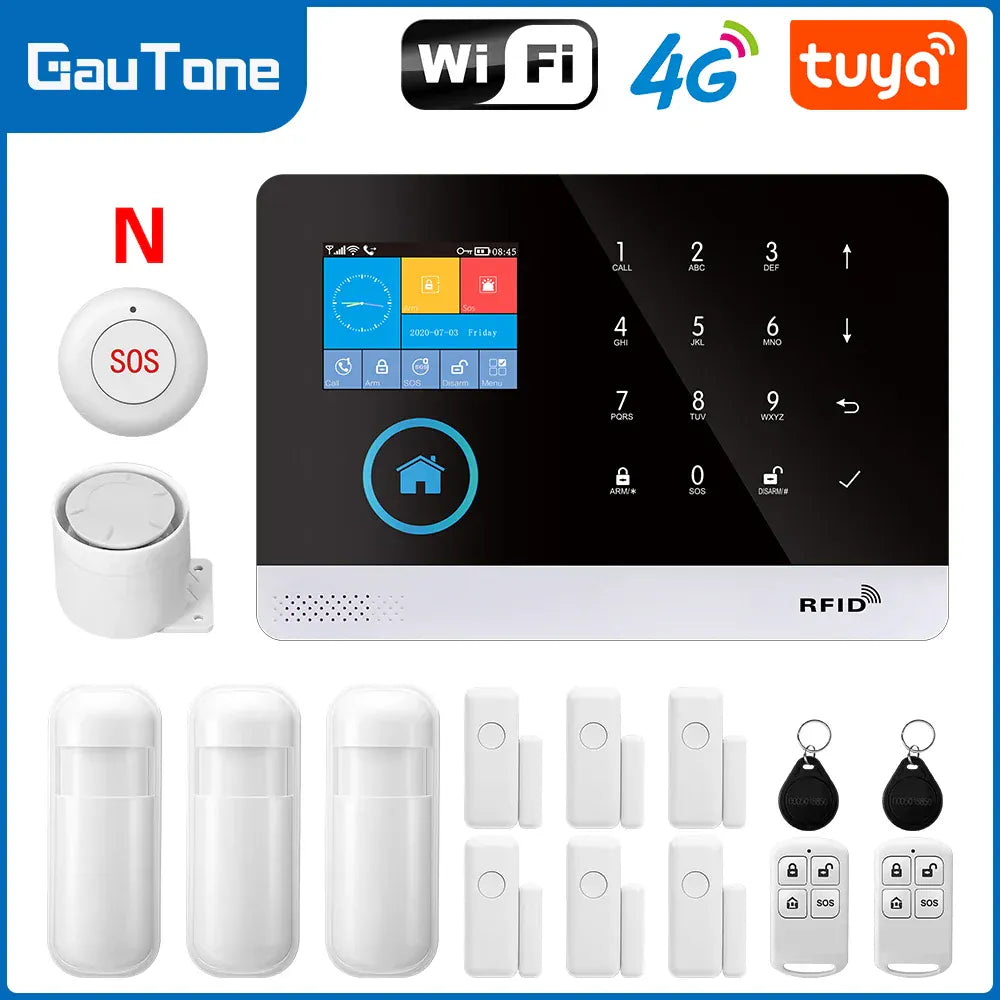 Smart Home Tuya GSM Alarm System 4G Wifi System Smart Home Tuya GSM Alarm System 4G Wifi System