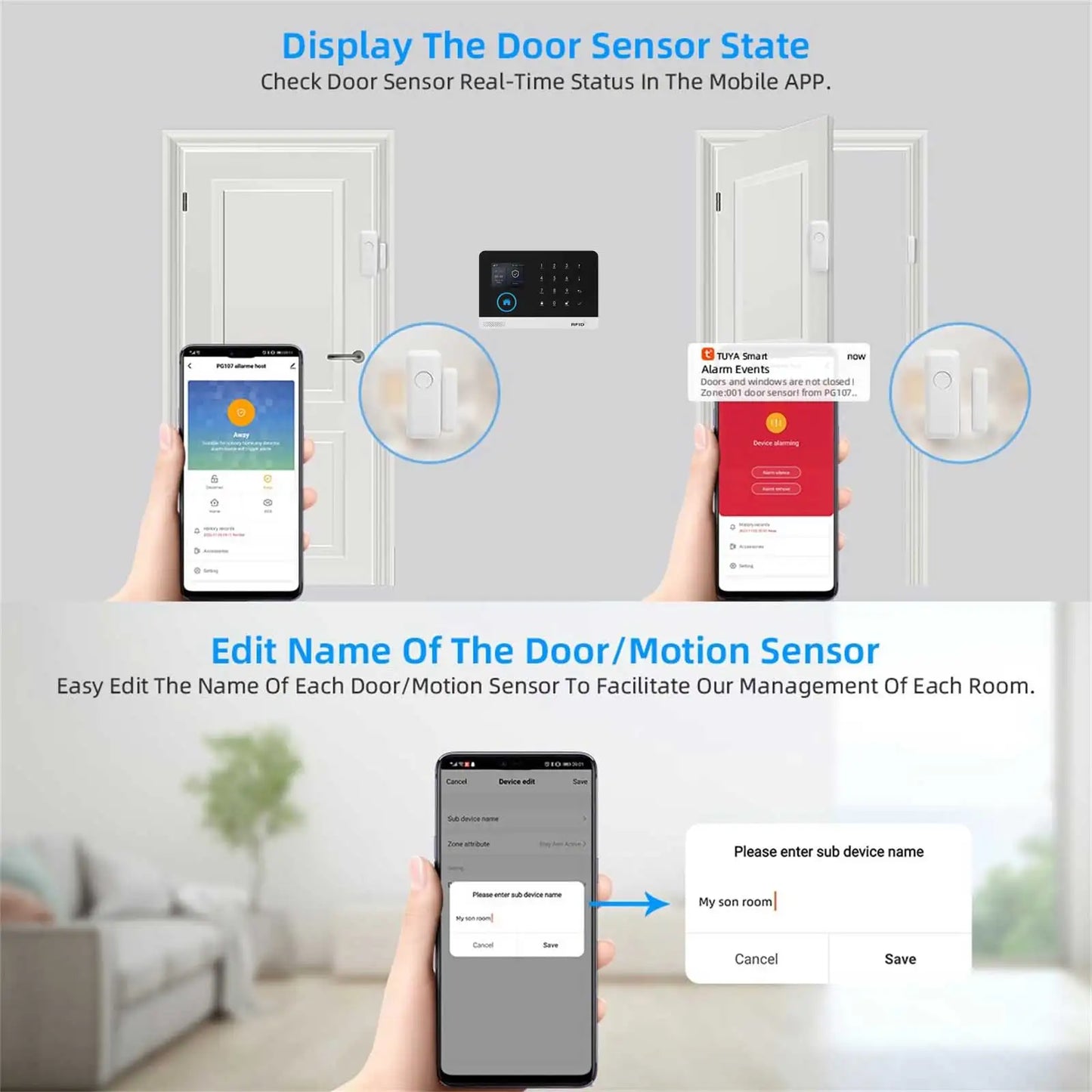 Smart Home Tuya GSM Alarm System 4G Wifi System Smart Home Tuya GSM Alarm System 4G Wifi System