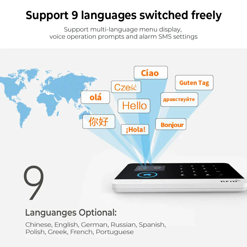 Smart Home Tuya GSM Alarm System 4G Wifi System Smart Home Tuya GSM Alarm System 4G Wifi System