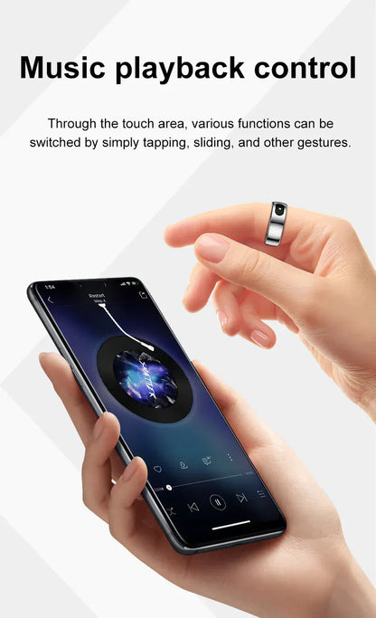 Premium Smart Ring 2025 - Health & Sleep Tracker | Wahooly Smart Ring 2025 New Smartring Health Monitoring Sleep Tracker Step Calorie Counter Multi-Sport Mode Couple Rings Best Gift