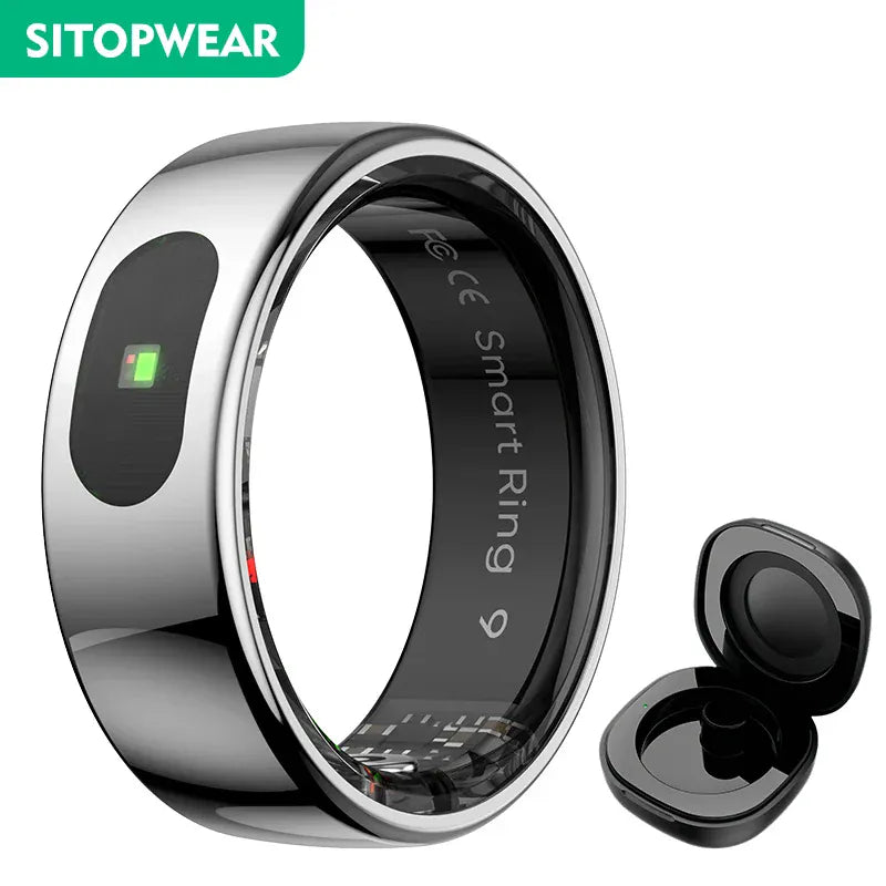 Premium Smart Ring 2025 - Health & Sleep Tracker | Wahooly Smart Ring 2025 New Smartring Health Monitoring Sleep Tracker Step Calorie Counter Multi-Sport Mode Couple Rings Best Gift